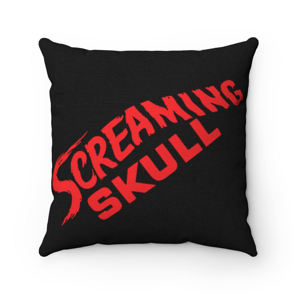 RAYGUN Screaming Skull Square Pillow