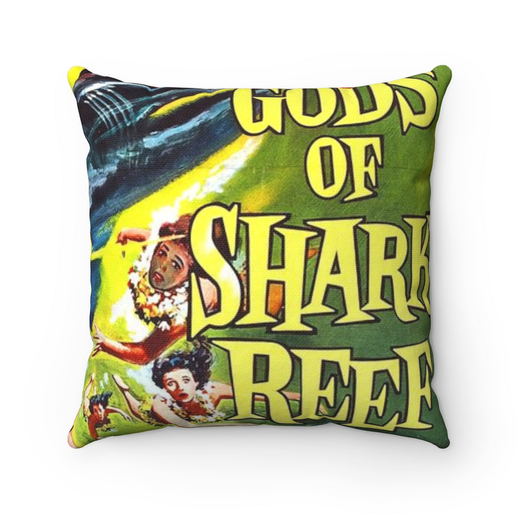 RAYGUN She Gods of Shark Reef Square Pillow