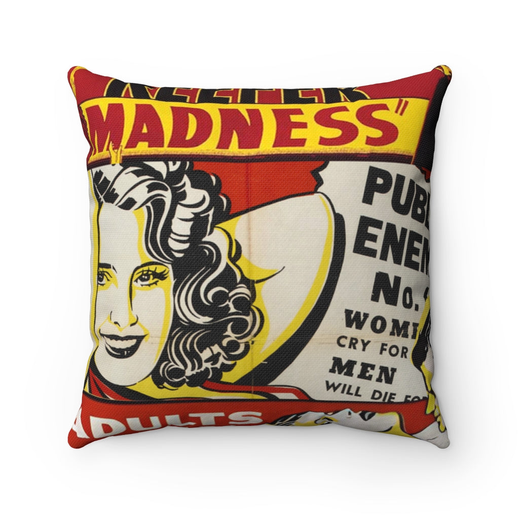 RAYGUN Reefer Madness Square Pillow