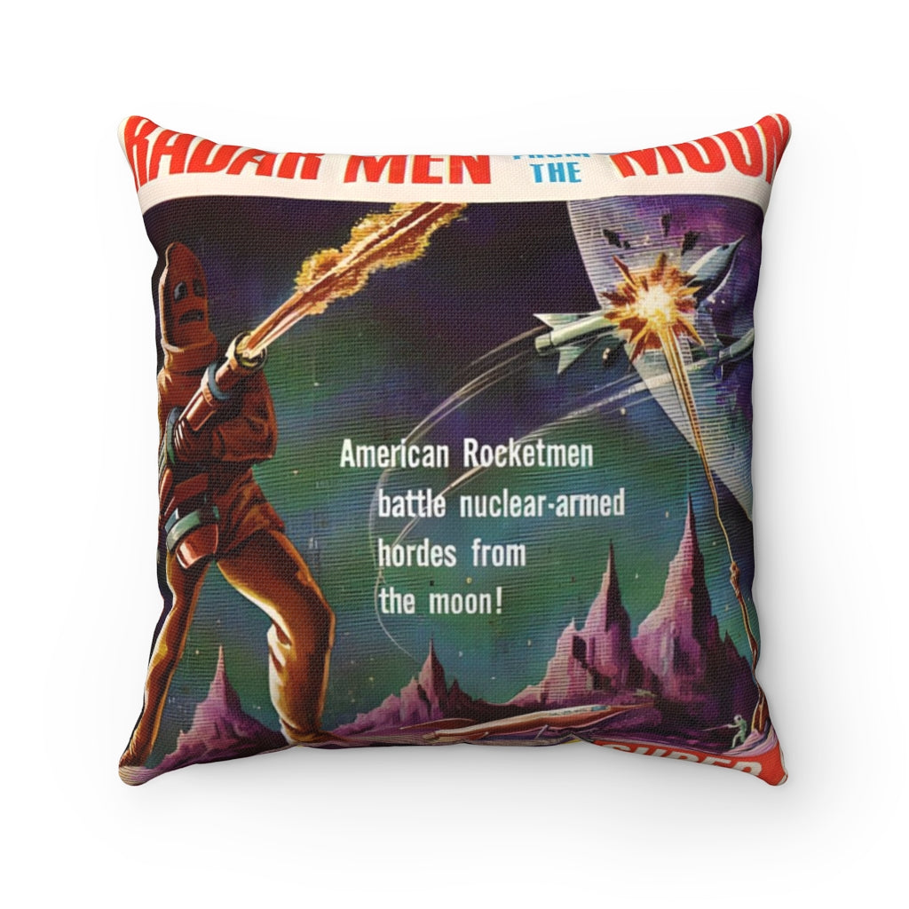 RAYGUN Radar Men From The Moon Square Pillow