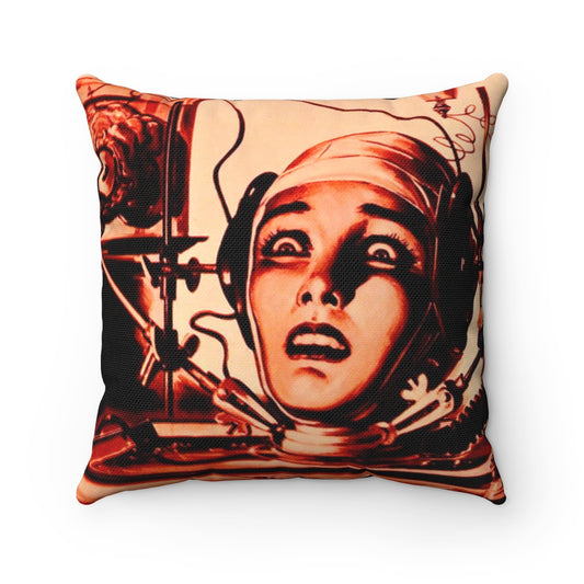 RAYGUN The Brain That Wouldn't Die Square Pillow