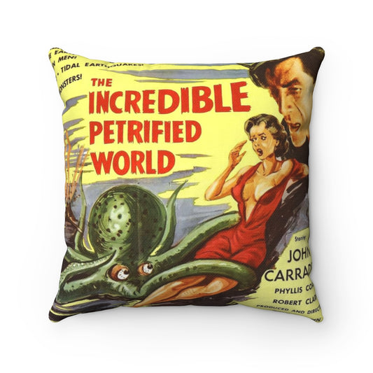 RAYGUN The Incredible Petrified World Square Pillow
