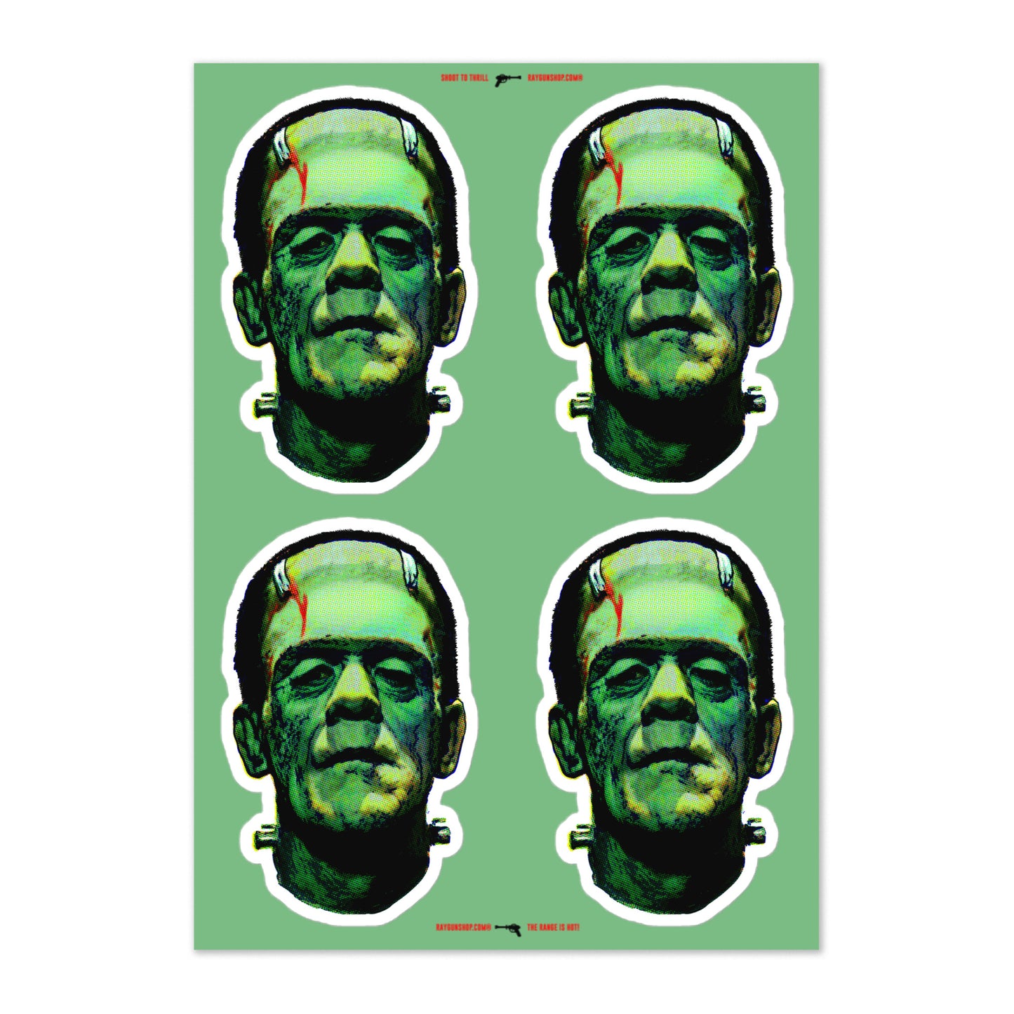 RAYGUN Frankenstein Sticker Set Sheet