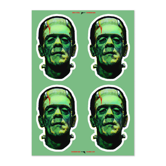 RAYGUN Frankenstein Sticker Set Sheet