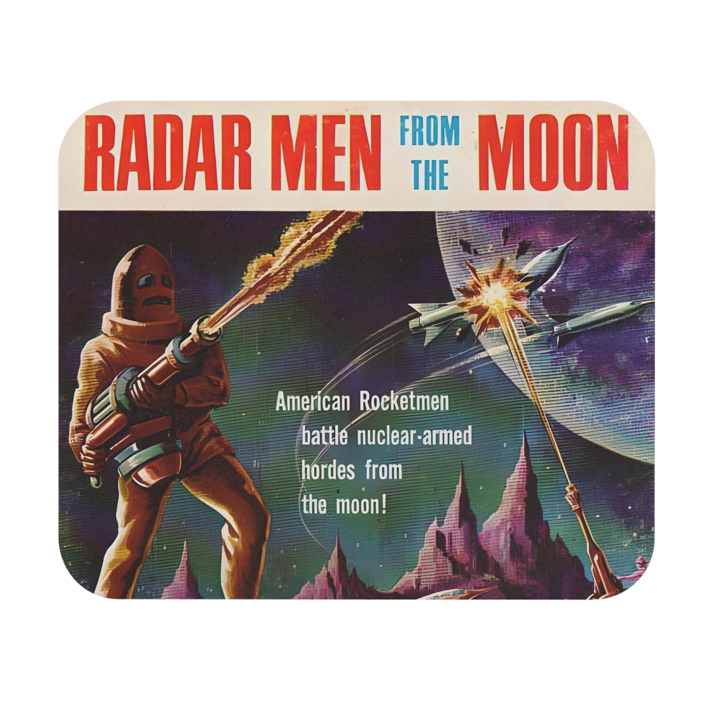 RAYGUN Radar Men From The Moon Mouse Pad (Rectangle)