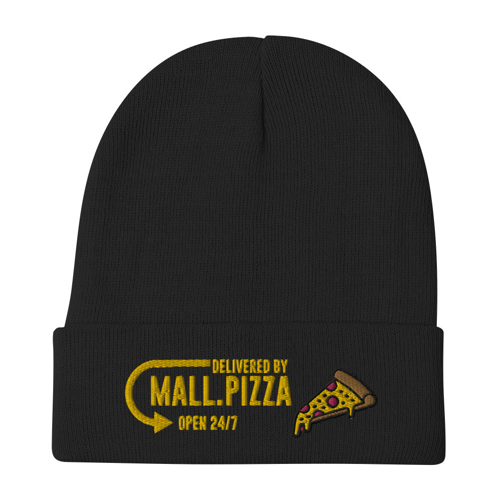 MALL PIZZA Embroidered Beanie