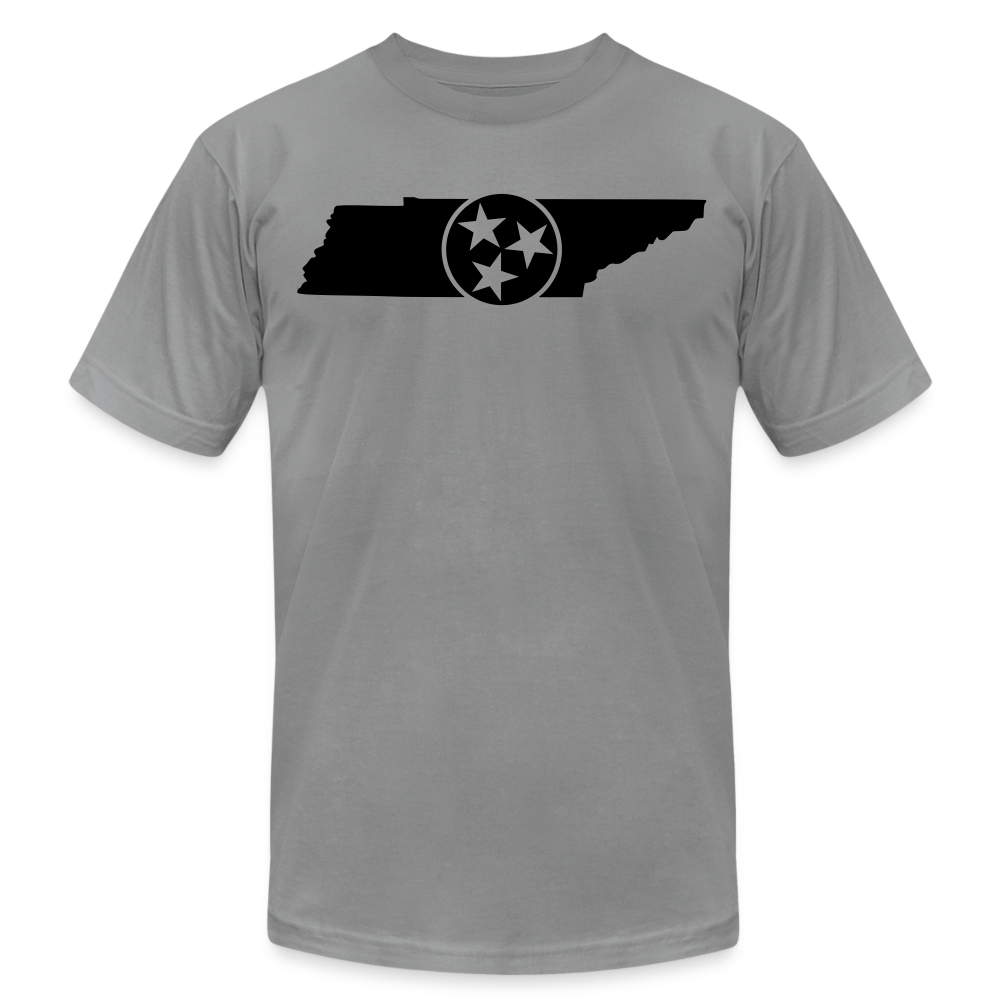 Unisex Genuine Nashville Map Jersey T-Shirt - slate