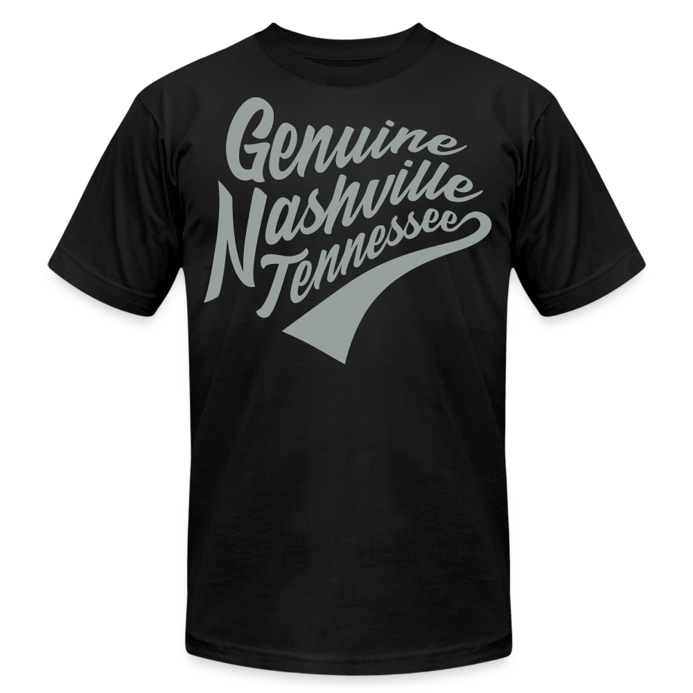 Unisex Jersey Genuine Nashville Classic Black T-Shirt - black