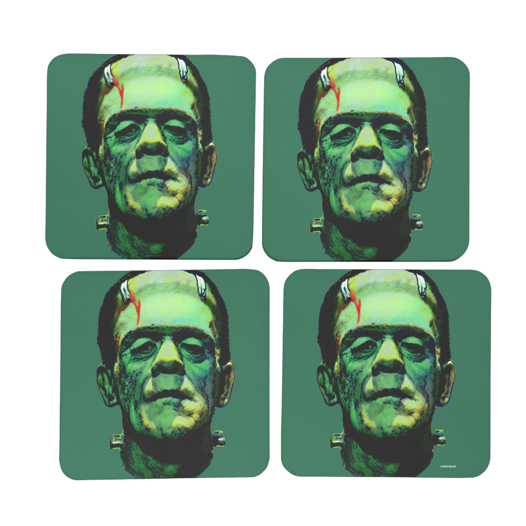 RAYGUN Frankenstein Hardboard Coaster Set of 4