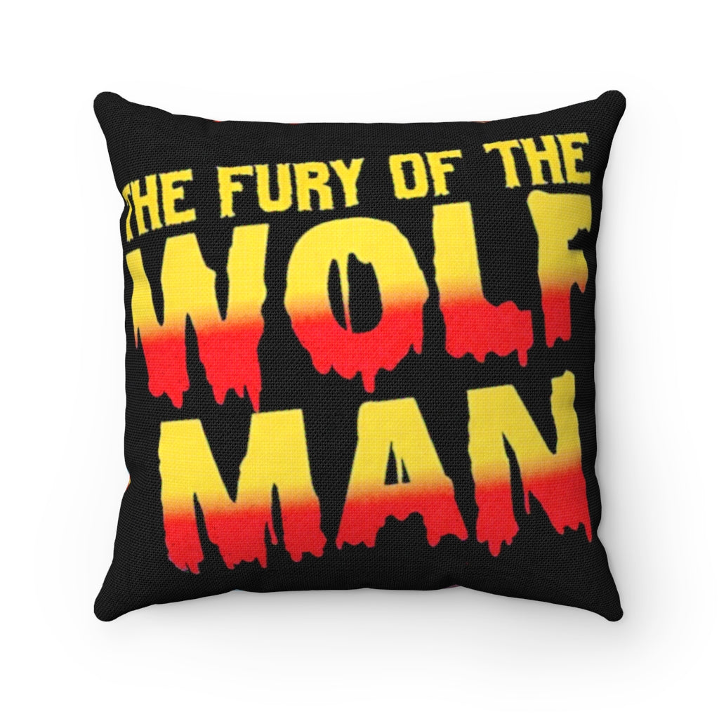 RAYGUN Fury of the Wolfman Square Pillow