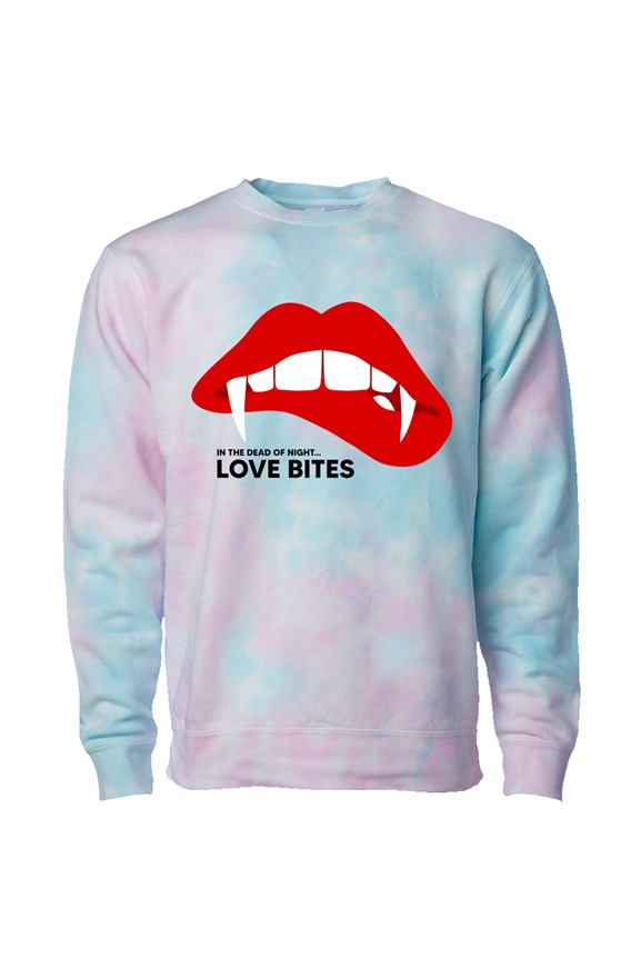 RAYGUN Love Bites Cotton Candy Old School Sweatshirt