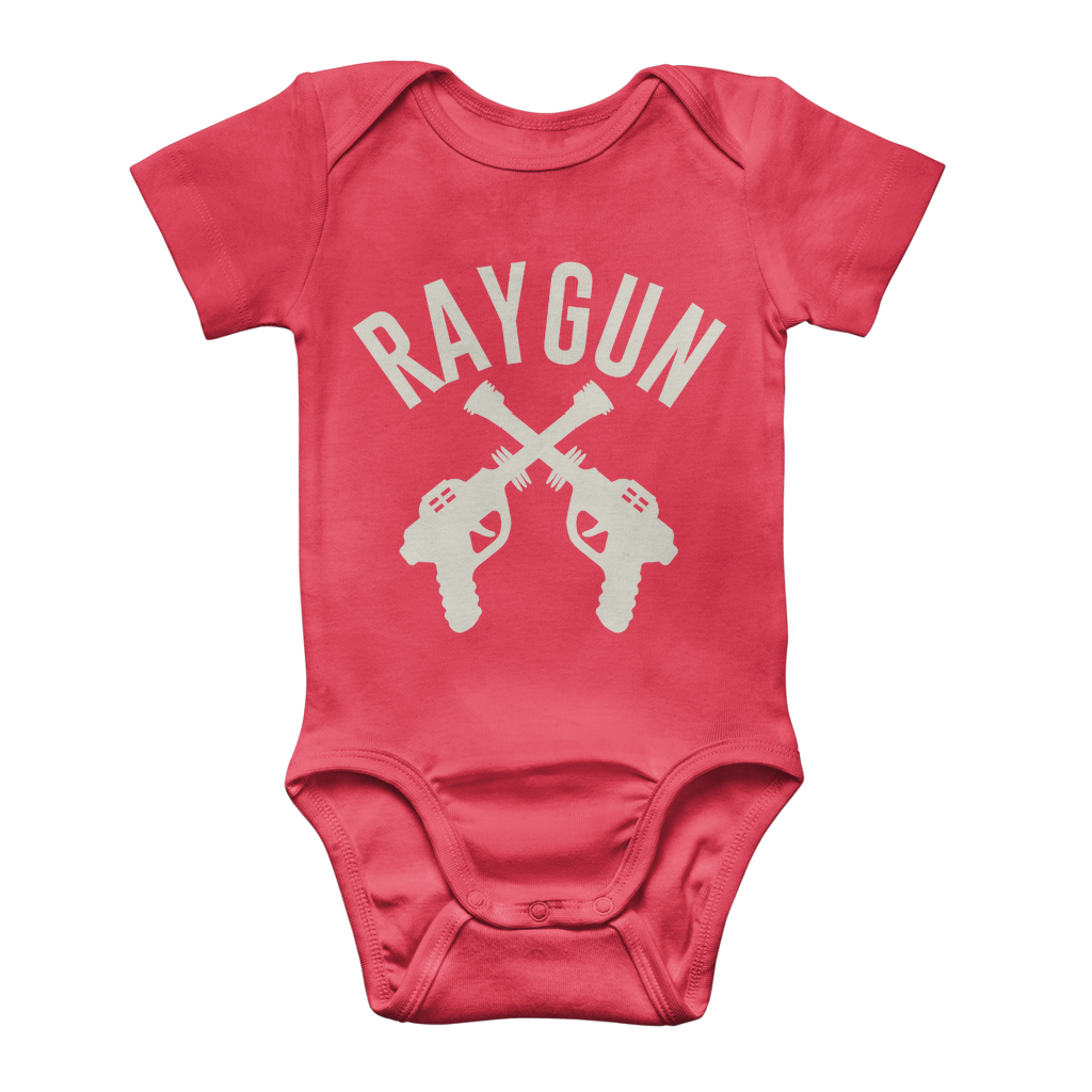 Raygun Ray Gun Club Classic Baby Onesie Bodysuit Red / 0 To 3 Months Apparel