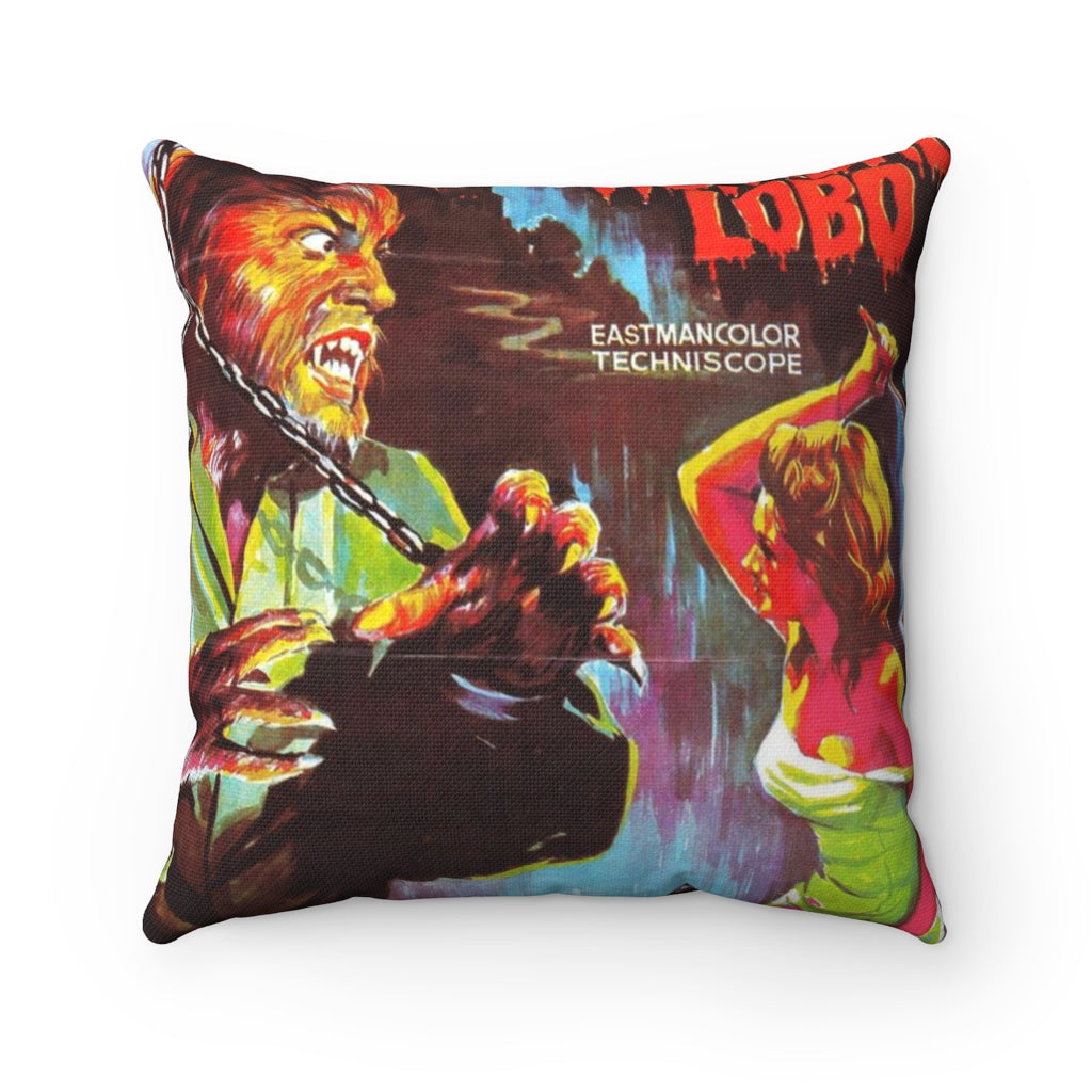 RAYGUN Fury of the Wolfman Square Pillow
