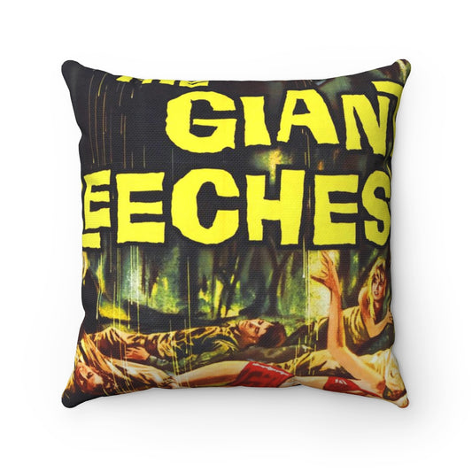 RAYGUN Attack of the Giant Leeches Square Pillow
