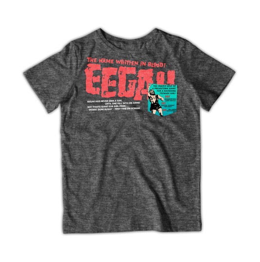 Raygun Eegah Pocket T-Shirt. Xs / Heather Graphite Tshirts