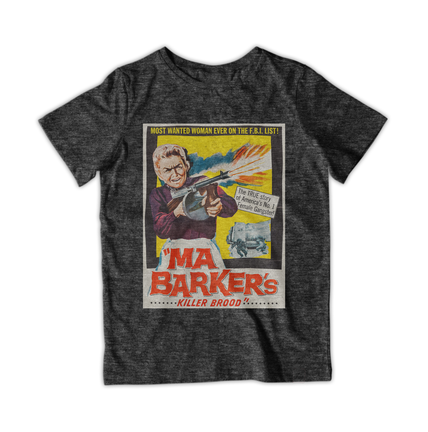 RAYGUN Ma Barker's Killer Brood Vintage Heather T-Shirt