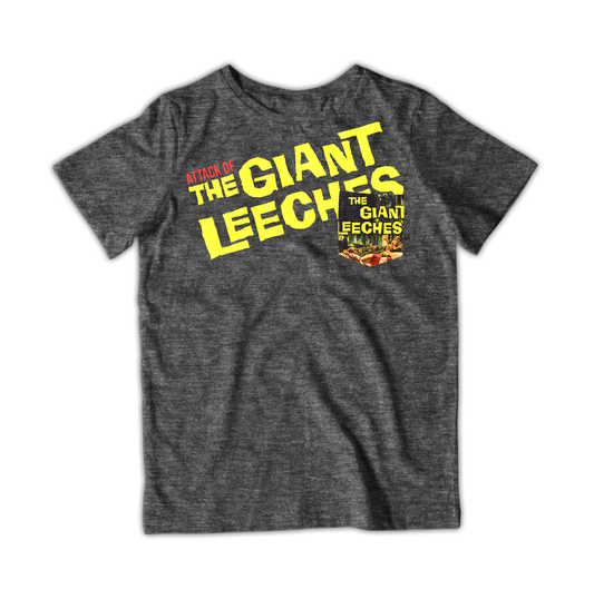 Raygun Attack Of The Giant Leeches Pocket T-Shirt Xs / Heather Graphite Tshirts