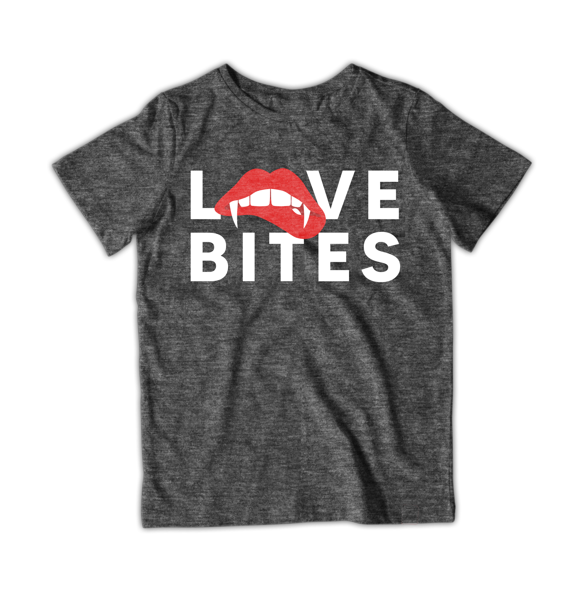 Raygun Love Bites T-Shirt Xs / Heather Graphite Tshirts