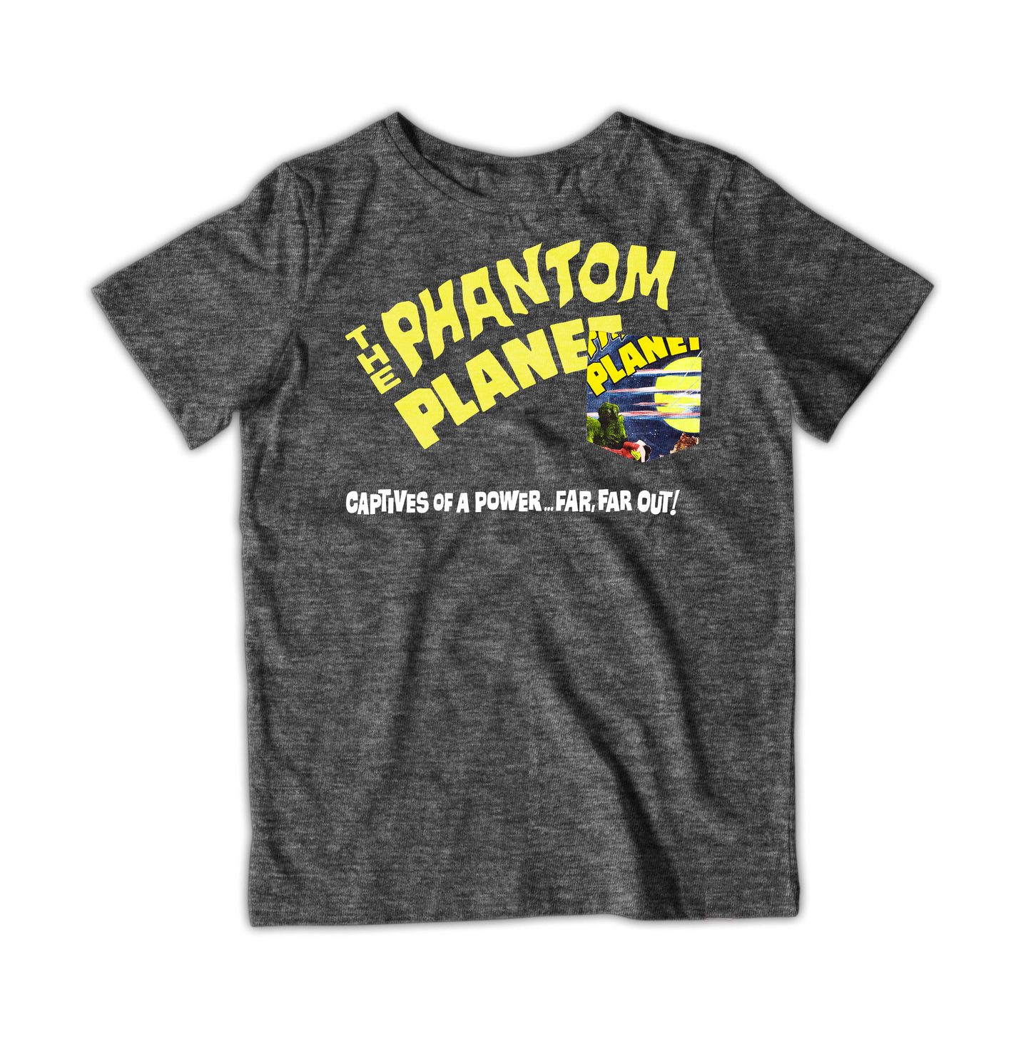 Raygun Phantom Planet Pocket T-Shirt Xs / Heather Graphite Tshirts