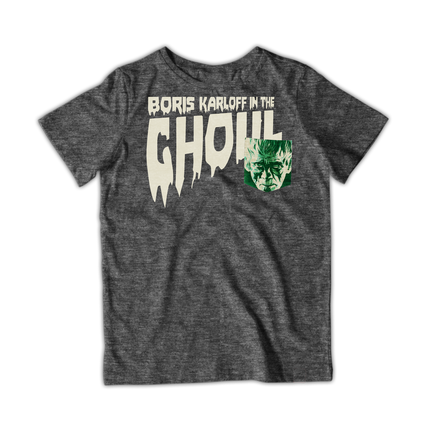 Raygun The Ghoul Pocket T-Shirt Xs / Heather Graphite Tshirts