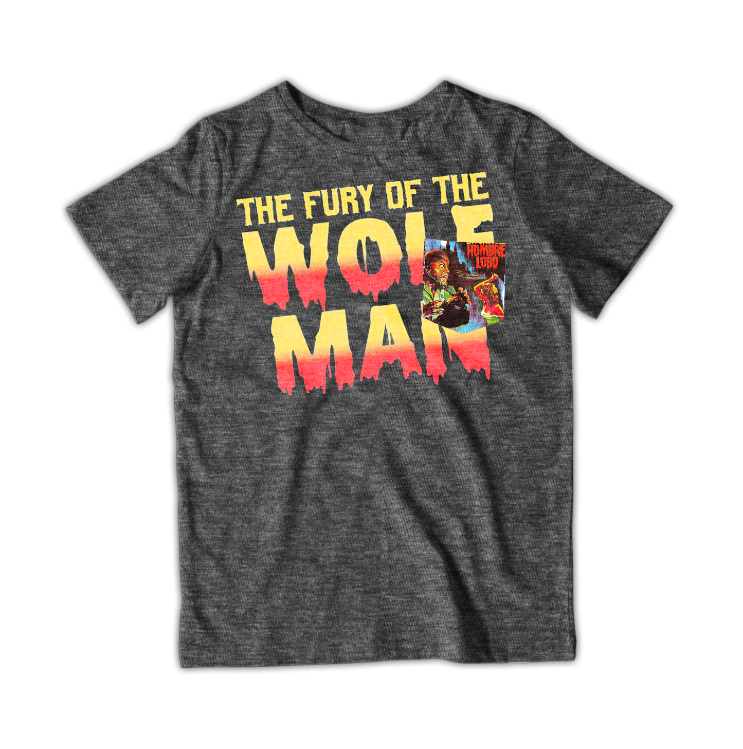 Raygun Fury Of The Wolfman Pocket T-Shirt Xs / Heather Graphite Tshirts