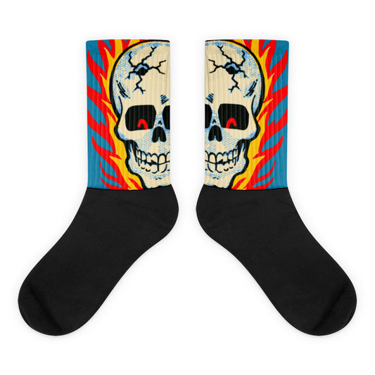 RAYGUN Hot Head Skull Socks