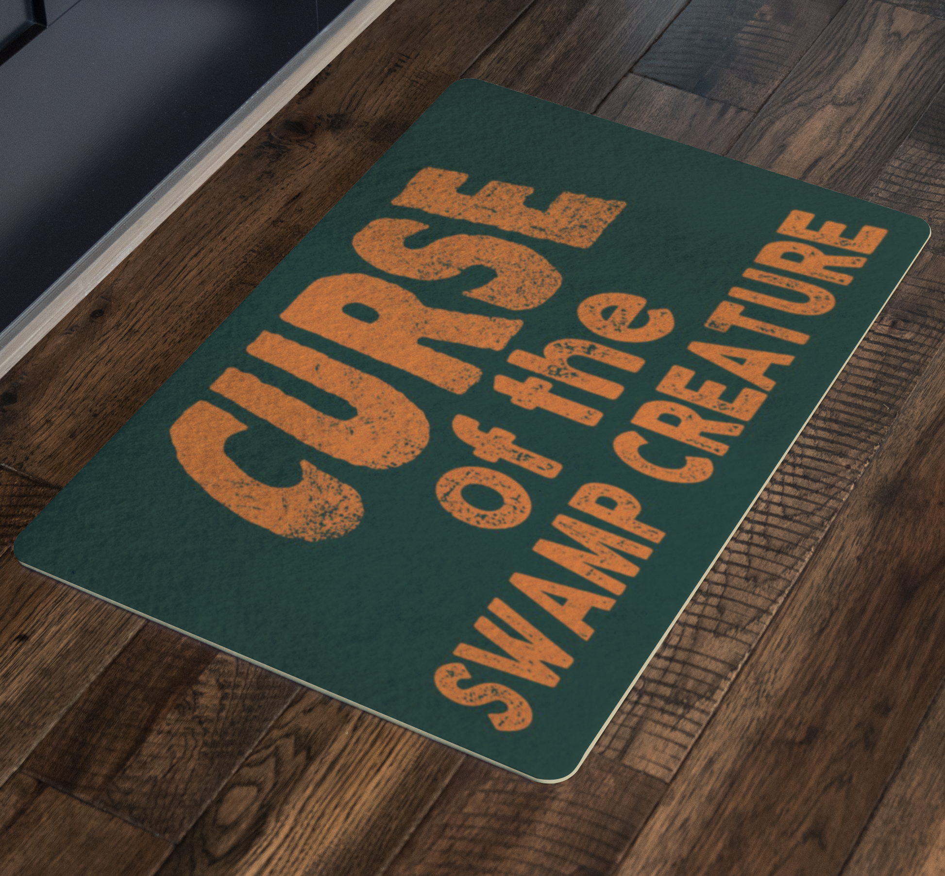 Curse Of The Swamp Creature Floor Mat Doormat