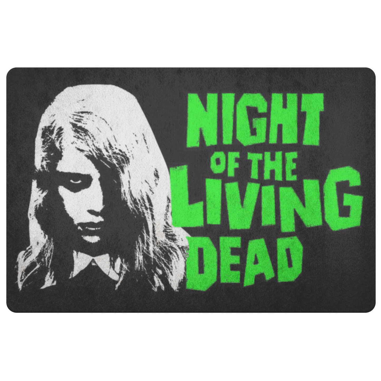 Night Of The Living Dead Zombie Girl Floor Mat Doormat