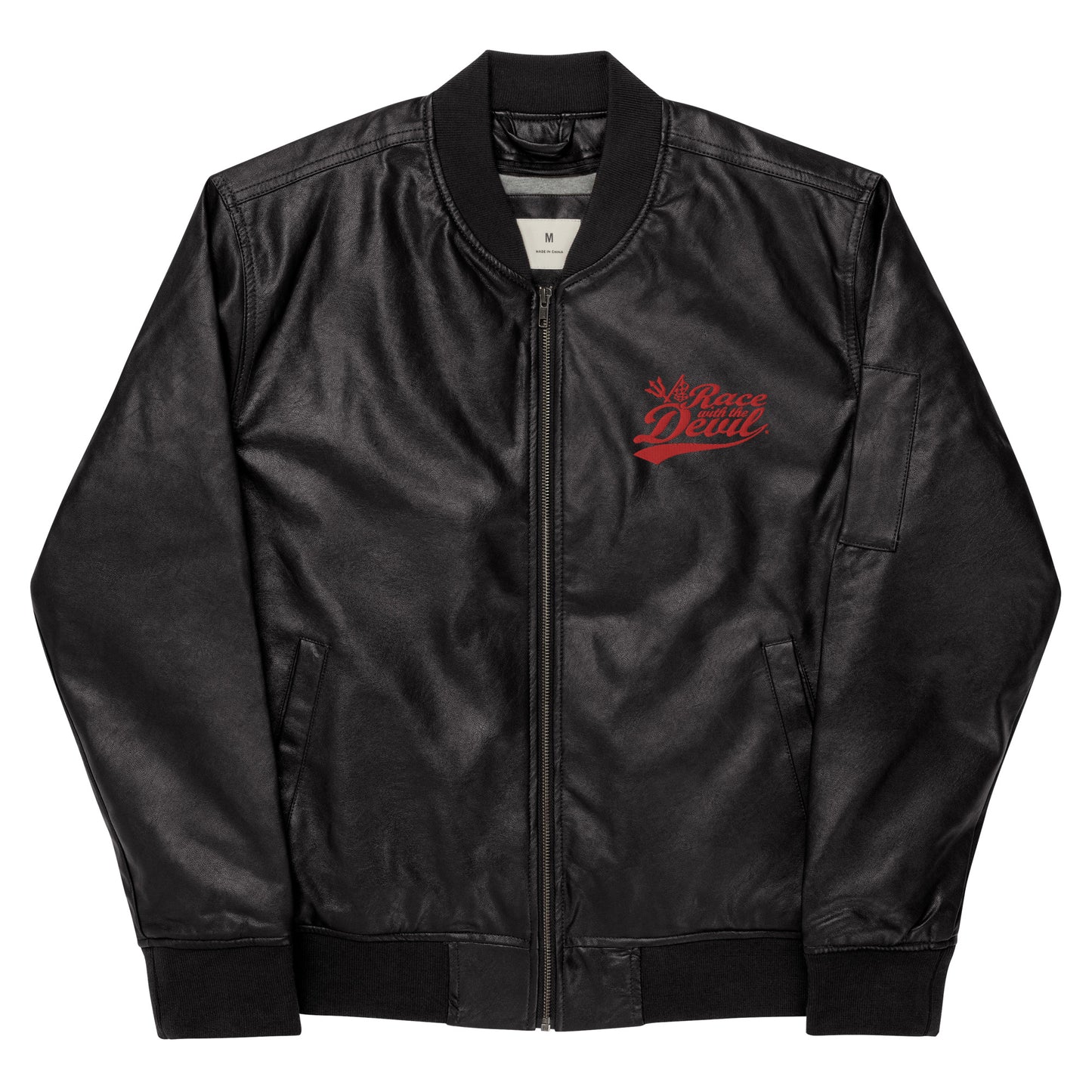 Race With The Devil Leather Bomber Jacket