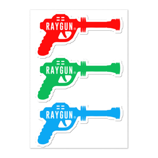RAYGUN RGB Guns Sticker sheet