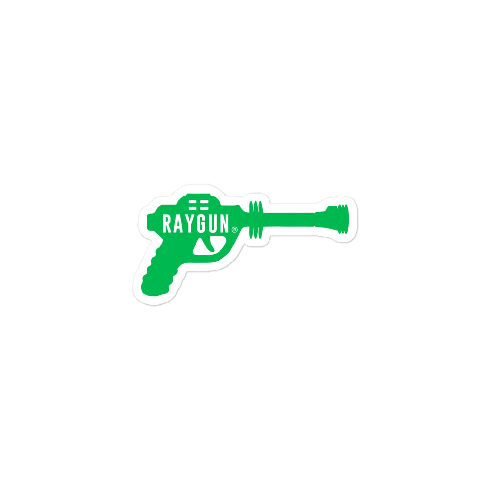 RAYGUN Single Gun Green Bubble-free Stickers