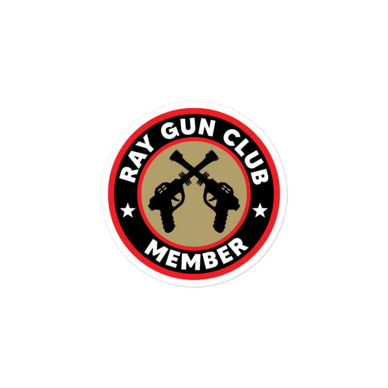RAYGUN Ray Gun Club Member Sticker