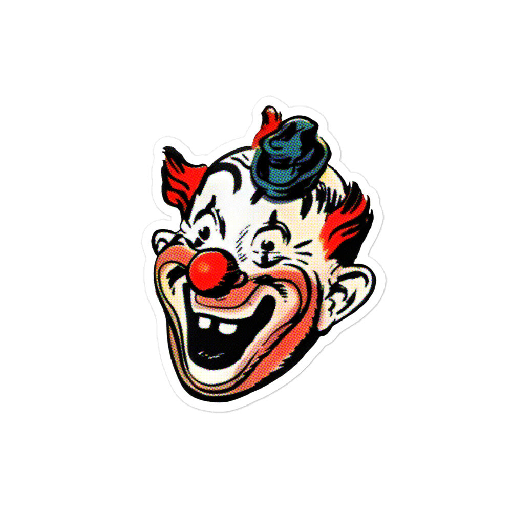 RAYGUN Creepy Clown Bubble-free Kiss Cut Sticker