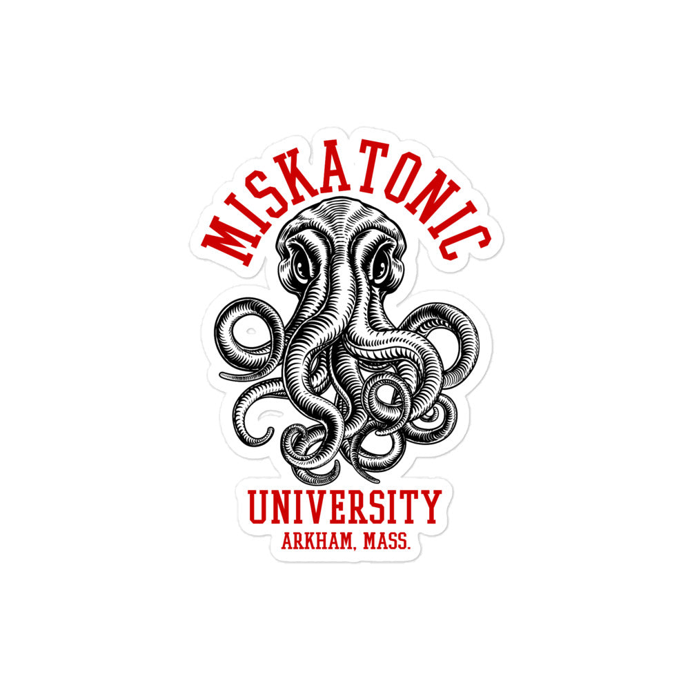 RAYGUN Miskatonic University Cthulhu Bubble-Free Stickers