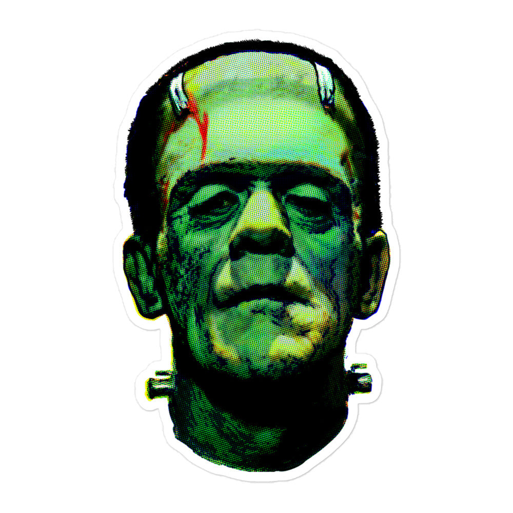 RAYGUN Frankenstein Bubble-free Kiss Cut Sticker