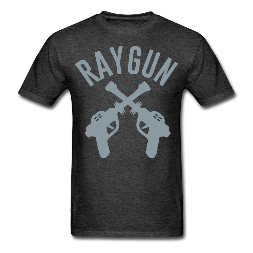 Unisex RAYGUN Silver Premium T-Shirt - heather black