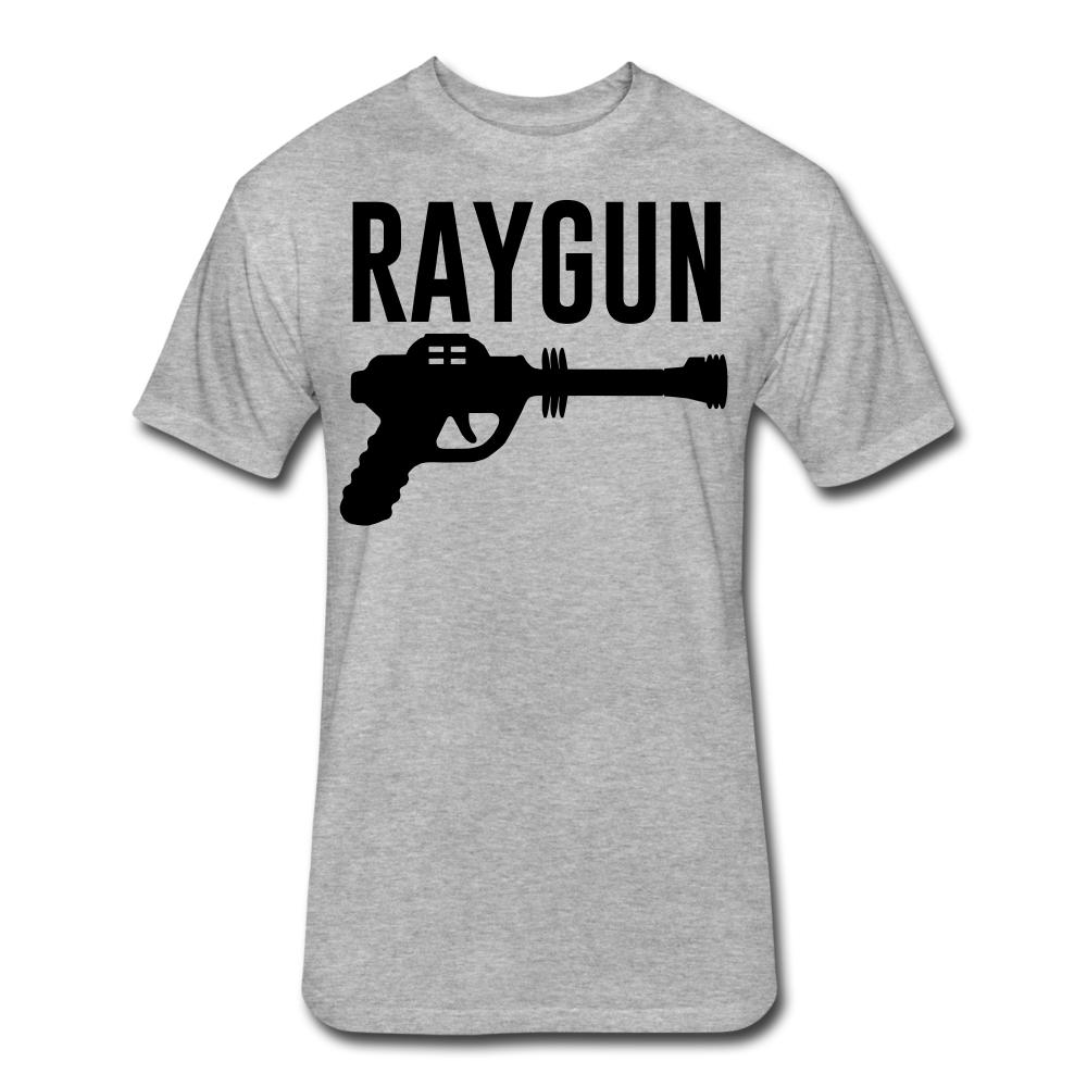 RAYGUN Single Gun Fitted Cotton/Poly T-Shirt - heather gray