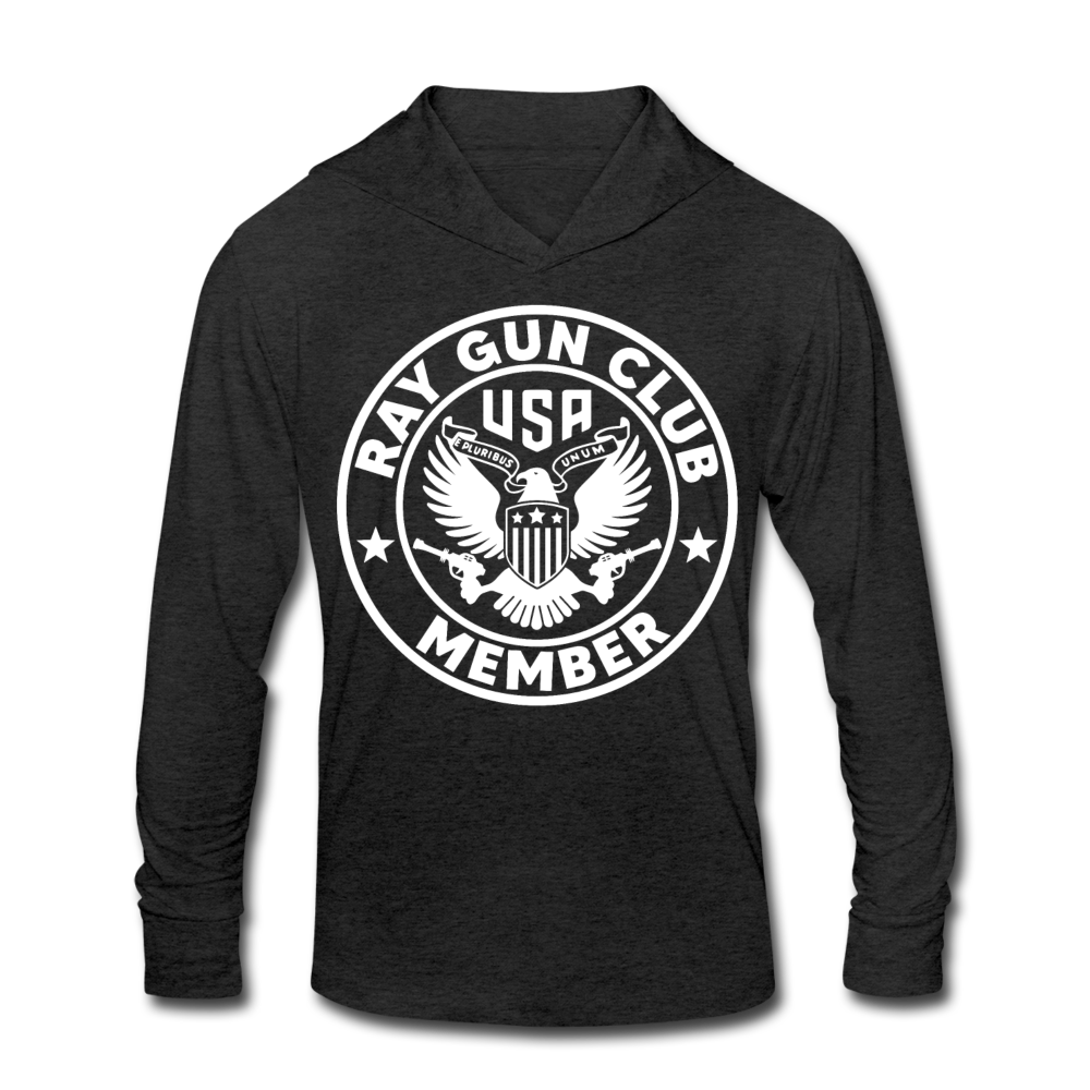 RAYGUN Club Tri-Blend Hoodie Shirt - heather black