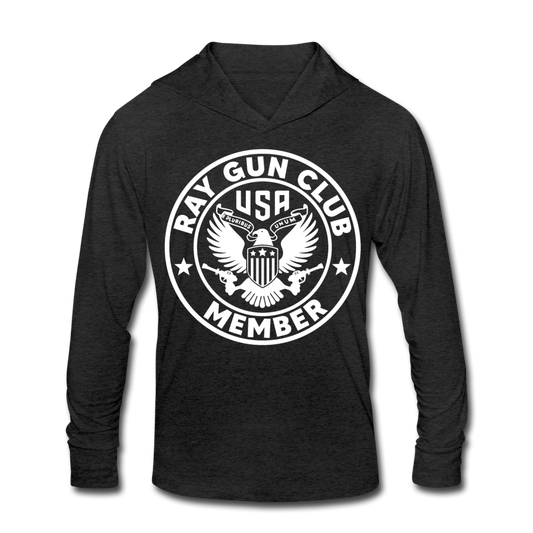 RAYGUN Club Tri-Blend Hoodie Shirt - heather black