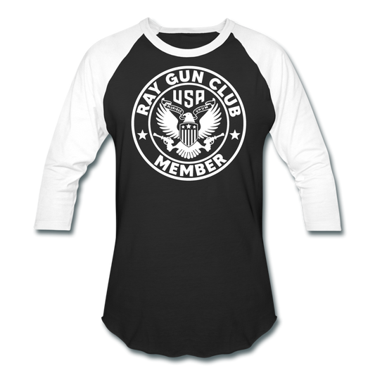 RAYGUN Club Baseball T-Shirt - black/white