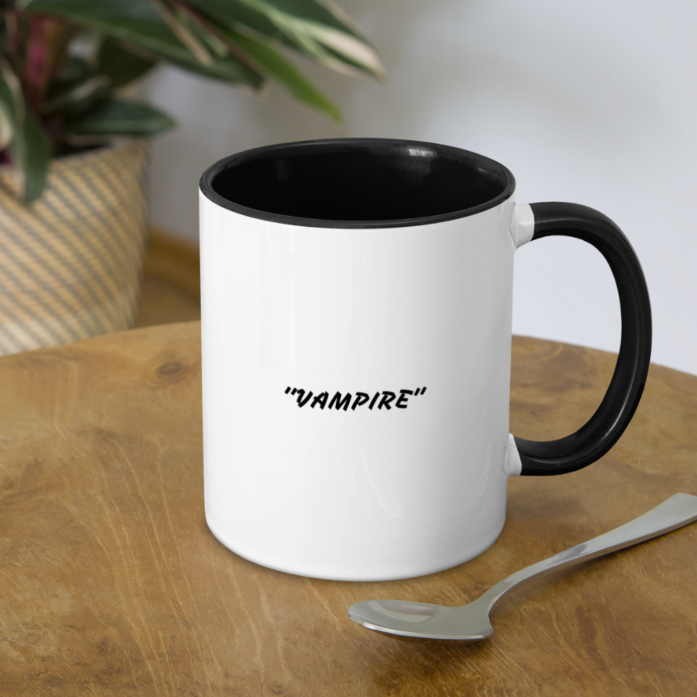 RAYGUN Vampire Contrast Coffee Mug - white/black