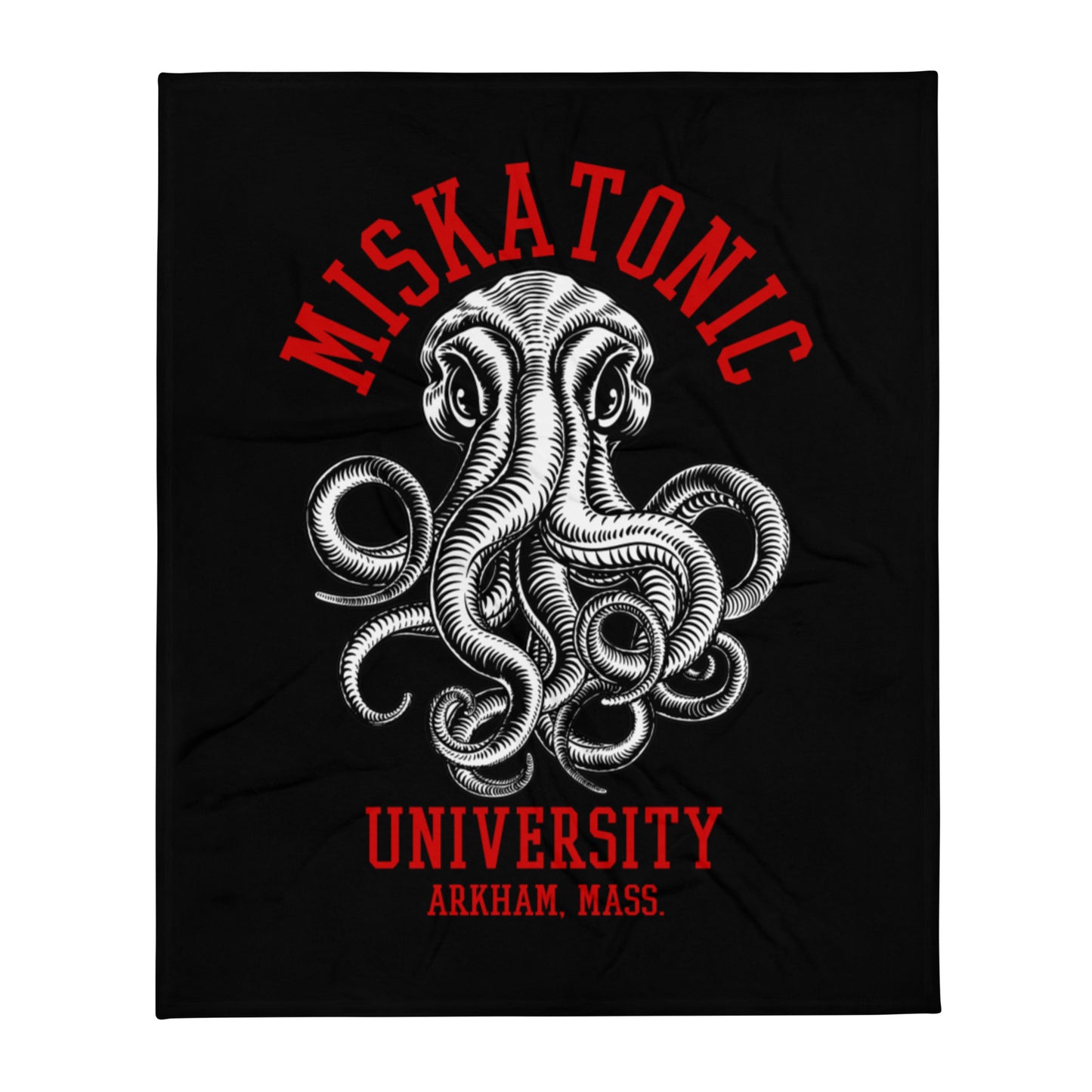 RAYGUN Miskatonic University Cthulhu Throw Blanket