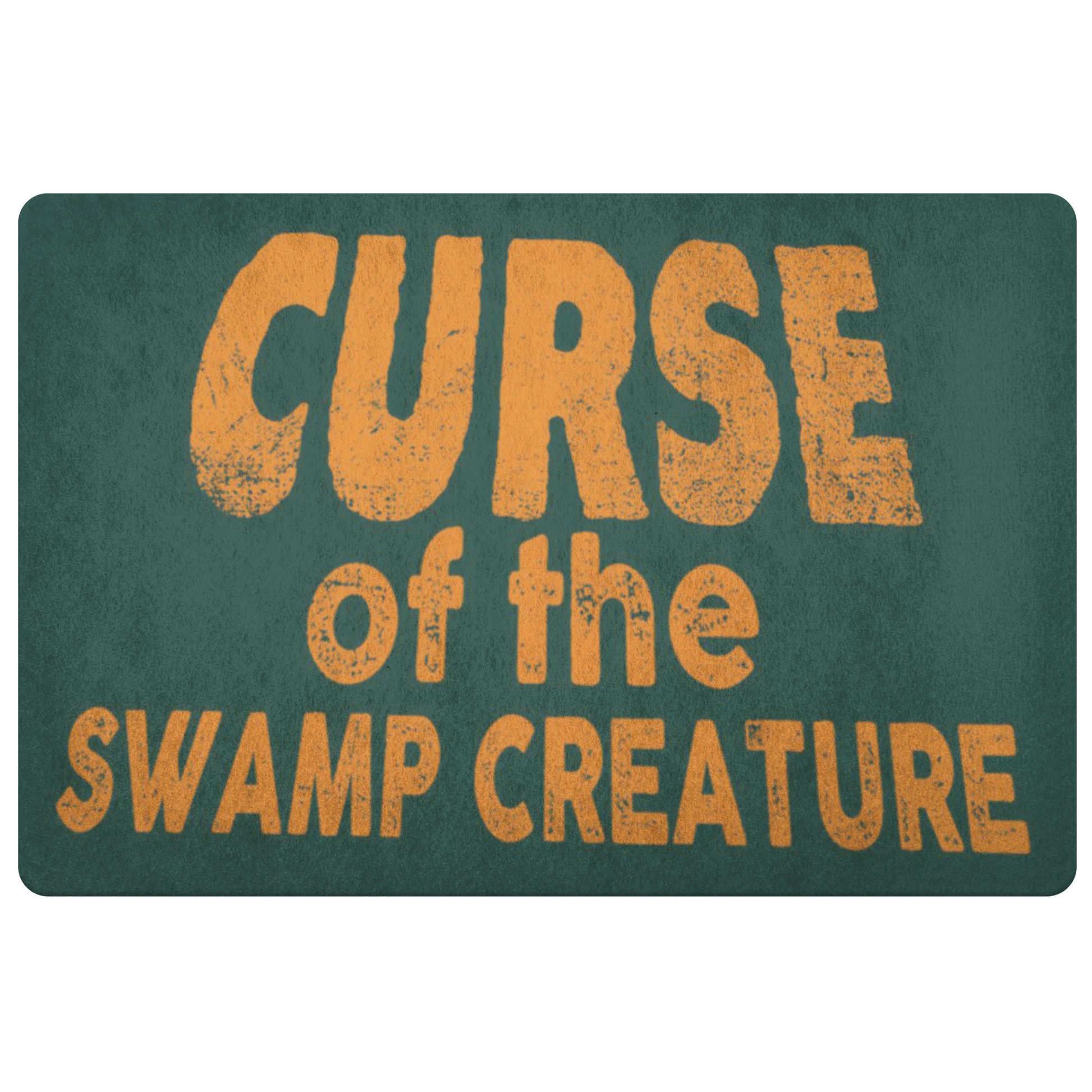 Curse Of The Swamp Creature Floor Mat Doormat